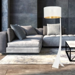 Lampa stojąca ESTRELLA LP1 WHITE/GOLD 1155/LP1 EMIBIG Lighting