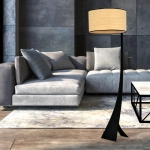 Lampa stojąca ESTRELLA LP1 RATTAN 1157/LP1 EMIBIG Lighting