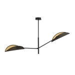 Lampa sufitowa VENE 2 BLACK/GOLD 1158/2 EMIBIG Lighting