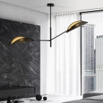 Lampa sufitowa VENE 2 BLACK/GOLD 1158/2 EMIBIG Lighting