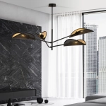 Lampa sufitowa VENE 4 BLACK/GOLD 1158/4 EMIBIG Lighting
