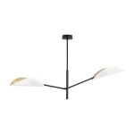 Lampa sufitowa VENE 2 WHITE/GOLD 1159/2 EMIBIG Lighting