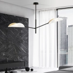 Lampa sufitowa VENE 2 WHITE/GOLD 1159/2 EMIBIG Lighting