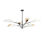Lampa sufitowa VENE 6 WHITE/GOLD 1159/6 EMIBIG Lighting - zdjęcie produktu