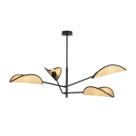 Lampa sufitowa VENE 4 BLACK/RATTAN 1160/4 EMIBIG Lighting - zdjęcie produktu