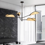 Lampa sufitowa VENE 4 BLACK/RATTAN 1160/4 EMIBIG Lighting