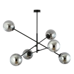 Lampa wisząca LINEAR 6 BLACK/GRAFIT 1167/6 EMIBIG Lighting - zdjęcie produktu