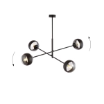 Lampa wisząca LINEAR 4 BLACK/STRIPE 1168/4 EMIBIG Lighting