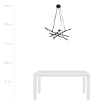 Lampa wisząca ESSA 5 OPAL 1201/5 EMIBIG Lighting