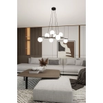 Lampa wisząca ESSA 8 OPAL 1201/8 EMIBIG Lighting