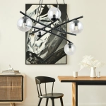 Lampa wisząca ESSA 5 TRANSPARENT 1202/5 EMIBIG Lighting
