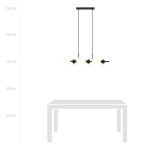 Lampa wisząca RORY 6 OPAL 1205/6 EMIBIG Lighting