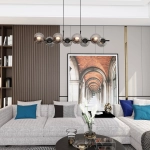 Lampa wisząca RORY 8 GRAFIT 1207/8 EMIBIG Lighting