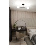 Lampa sufitowa ROMA 2 BL OPAL 1232/2 EMIBIG Lighting