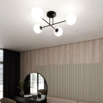 Lampa sufitowa ROMA 4 BL OPAL 1232/4 EMIBIG Lighting