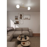 Lampa sufitowa MAGNUM 2 WH OPAL 1234/2 EMIBIG Lighting - zdjęcie produktu