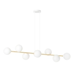 Lampa wisząca GRAVITY 8 WH GOLD 1242/8 EMIBIG Lighting - zdjęcie produktu
