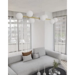 Lampa wisząca GRAVITY 8 WH GOLD 1242/8 EMIBIG Lighting