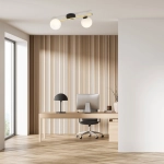 Lampa sufitowa SPLENDI 2 BL OPAL 1248/2 EMIBIG Lighting