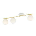 Lampa sufitowa MONZA 3 WH OPAL 1253/3 EMIBIG Lighting - zdjęcie produktu