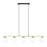Lampa wisząca ALLORA 5 BL OPAL 1254/5 EMIBIG Lighting - zdjęcie produktu