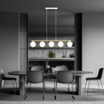Lampa wisząca ALLORA 5 WH OPAL 1255/5 EMIBIG Lighting
