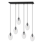 Lampa wisząca ASTRAL 6 BL TRANSPARENT 1265/6 EMIBIG Lighting