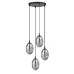 Lampa wisząca ASTRAL 4 BL PREMIUM GRAFIT 1266/4PREM EMIBIG Lighting