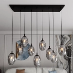 Lampa wisząca ASTRAL 9 BL GRAFIT 1266/9 EMIBIG Lighting