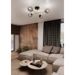 Lampa sufitowa MAGNUM 4 BL GRAFIT 1269/4 EMIBIG Lighting