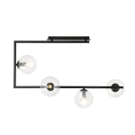 Lampa sufitowa SOMA 4 BL TRANSPARENT 1289/4 EMIBIG Lighting - zdjęcie produktu