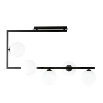 Lampa sufitowa SOMA 5 BL OPAL 1291/5 EMIBIG Lighting - zdjęcie produktu