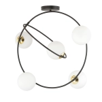Żyrandol STARDOM 5 BL OPAL 1293/5 EMIBIG Lighting - zdjęcie produktu