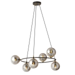 Lampa wisząca AZURA 6 BL GRAFIT 1294/6 EMIBIG Lighting - zdjęcie produktu