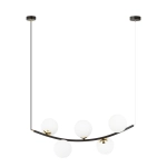 Lampa wisząca RITZ 5 BL OPAL 1298/5 EMIBIG Lighting - zdjęcie produktu
