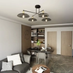 Żyrandol SPIRIT 4 BLACK 1320/4 EMIBIG Lighting