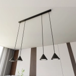 Lampa wisząca ELIT 4 BLACK 1330/4 EMIBIG Lighting