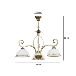 Żyrandol WIVARA 3 GOLD 149/3 EMIBIG Lighting