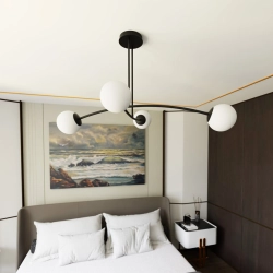 Lampa sufitowa HALLDOR 4 BLACK 1024/4 EMIBIG Lighting - zdjęcie produktu