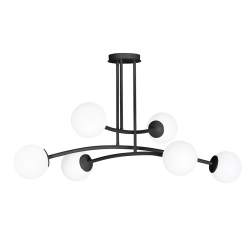 Lampa sufitowa HALLDOR 6 BLACK 1024/6 EMIBIG Lighting - zdjęcie produktu