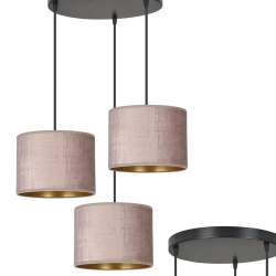 Lampa wisząca HILDE 3 BL PREMIUM ROSE 1053/3PREM EMIBIG Lighting - zdjęcie produktu