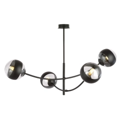 Lampa sufitowa HUNTER 4 BLACK/STRIPE 1101/4 EMIBIG Lighting - zdjęcie produktu