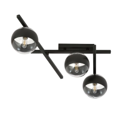 Lampa sufitowa SMART 3 BLACK/STRIPE 1105/3 EMIBIG Lighting - zdjęcie produktu
