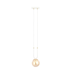 Lampa wisząca GLAM 1 WHITE/MIODOWY 1117/1 EMIBIG Lighting - zdjęcie produktu