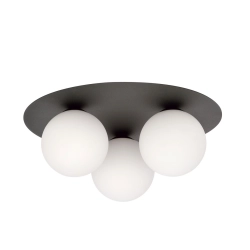 Lampa sufitowa SOLAR 3 BLACK/OPAL 1127/3 EMIBIG Lighting - zdjęcie produktu
