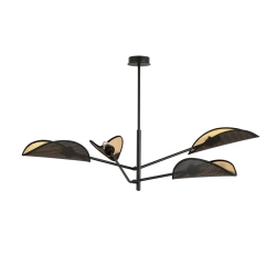 Lampa sufitowa VENE 4 BLACK/GOLD 1158/4 EMIBIG Lighting - zdjęcie produktu