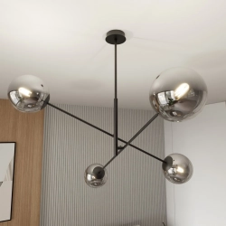 Lampa wisząca LINEAR 4 BLACK/GRAFIT 1167/4 EMIBIG Lighting - zdjęcie produktu