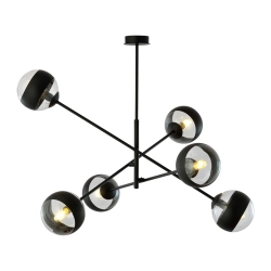 Lampa wisząca LINEAR 6 BLACK/STRIPE 1168/6 EMIBIG Lighting - zdjęcie produktu