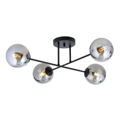 Lampa sufitowa ROMA 4 BL GRAFIT 1245/4 EMIBIG Lighting - zdjęcie produktu