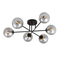 Lampa sufitowa ROMA 6 BL GRAFIT 1245/6 EMIBIG Lighting - zdjęcie produktu